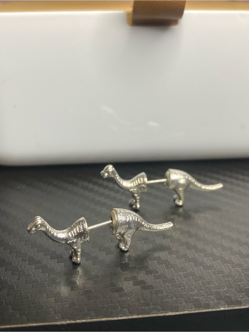 Silver 🦕 Dino Earrings